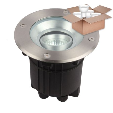 Уличный светильник с лампочкой Favourite Earthen 3040-1U+Lamps Gu10