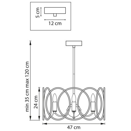 Люстра на штанге Lightstar с поддержкой Алисы, Regolo 713053