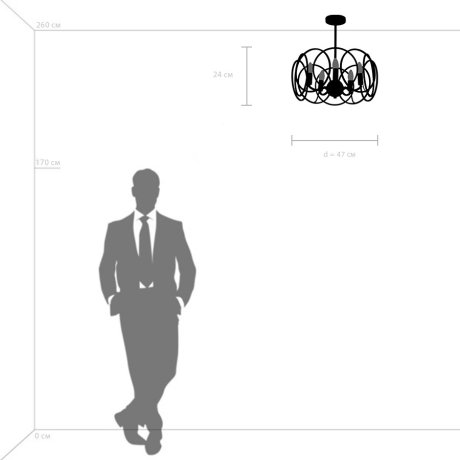 Люстра на штанге Lightstar с поддержкой Алисы, Regolo 713053