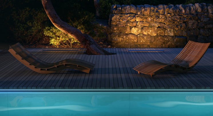 Ландшафтный светодиодный светильник Maytoni Outdoor O415FL-L15GR3K