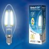 Филаментная светодиодная лампа E14 7,5W 4000К (белый) Air Uniel LED-C35-7.5W-NW-E14-CL GLA01TR (UL-00003247)