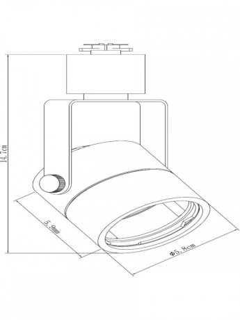 Однофазный светильник для трека Lente Track Arte Lamp A1310PL-1WH