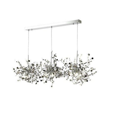 Подвесной светильник Crystal Lux с поддержкой Алиса GARDEN SP3х3 L1200 CHROME-А