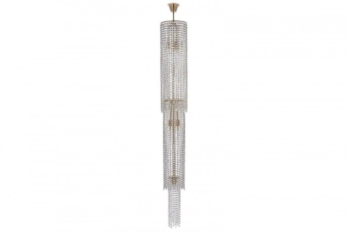 Каскадная хрустальная люстра Arti Lampadari Stella E 1.3.20.105 G