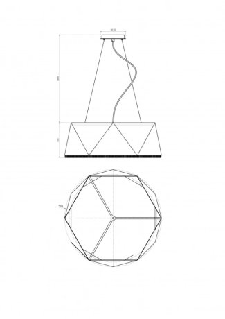 Подвесной светильник Lucia Tucci Mon 4670.9 Black