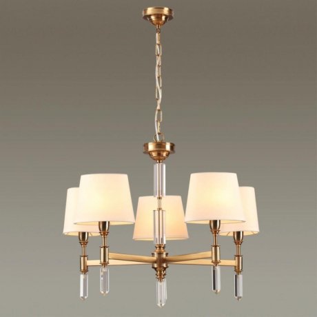 Люстра на штанге Odeon Light London с лампочками 4894/5+Lamps E14 Свеча