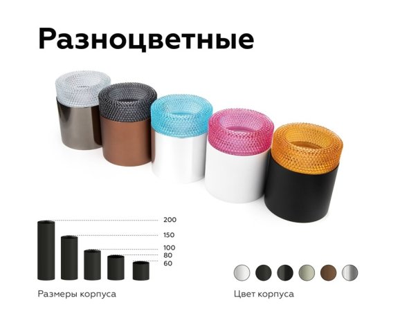 Насадка передняя для корпуса светильника D70mm Ambrella light Diy Spot N7193