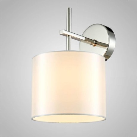Бра Crystal Lux с лампочкой SERGIO AP1 NICKEL+Lamps E14 P45