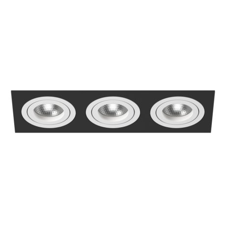 i537060606 Встраиваемый точечный светильник Intero 16 Triple Quadro Lightstar (комплект из 217537+217606+217606+217606)
