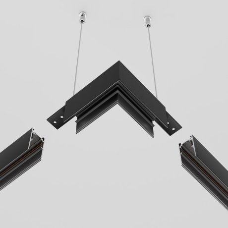 Угловой коннектор для магнитного шинопровода Accessories for tracks Technicall TRA034HCL-41B