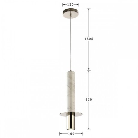 Подвесной светильник с лампочкой Favourite Rocky 2748-1P+Lamps Gu10