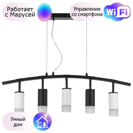 LR7353723631 Подвесной светильник Rullo Lightstar с поддержкой Маруся (комплект из 571735+214437-2+214436-3+202431-5)