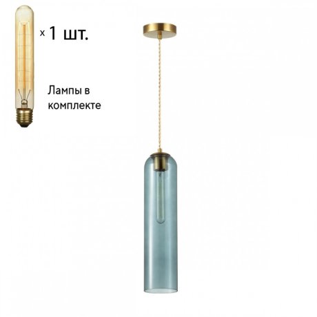 Подвесной светильник с лампочкой Odeon Light Vosti 4641/1+Retro Lamps T30/T32