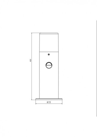 Ландшафтный фонарь Escada Garden 10179/T Dark grey