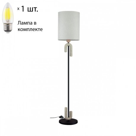 Торшер Odeon Bagel с лампочкой 5410/1F+Lamps E27 Свеча