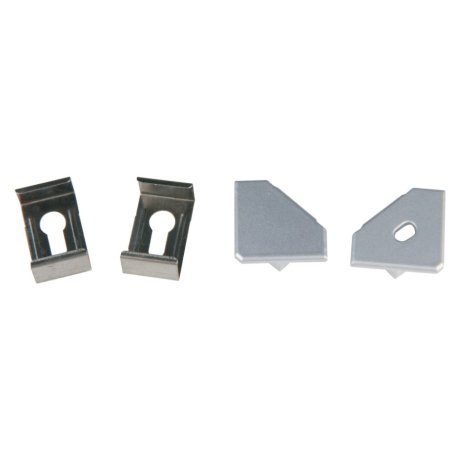 Набор аксессуаров для алюминиевого профиля Uniel UFE-N04 SILVER A POLYBAG (UL-00000624)