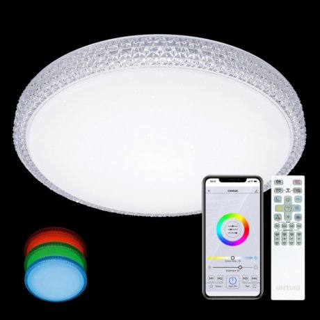 Светодиодный светильник с поддержкой ''Алиса'' и пультом ДУ Citilux Альпина CL718A60G