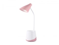 Настольная лампа с аккумуляторной батареей, USB-проводом и канцелярским стаканом Desk Ambrella light DE565