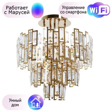 Потолочная люстра Arte Lamp Mintaka с поддержкой Маруся A1005PL-8GO-М