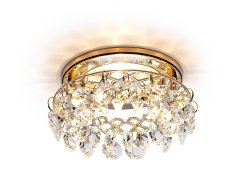 Встраиваемый светильник Ambrella light Crystal K7070 CL/G