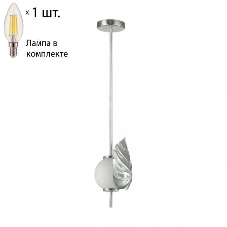 Подвесной светильник Odeon Light Jungle с лампочкой 4865/1A+Lamps E14 Свеча