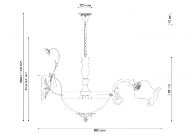 Подвесная люстра Lucia Tucci Fiori Di Rose 105.6.2