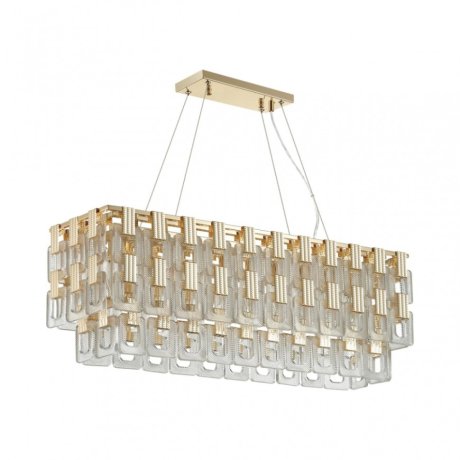 Подвесная люстра с лампочками Odeon Light Buckle 4989/10+Lamps E14 Свеча