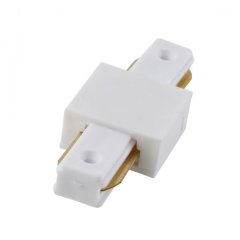 Соединитель прямой для однофазного шинопровода CLT 0.211 Crystal Lux (CLT 0.211 01 WH)