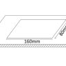 Встраиваемый точечный поворотный светильник Crystal Lux CLT 002C2 WH
