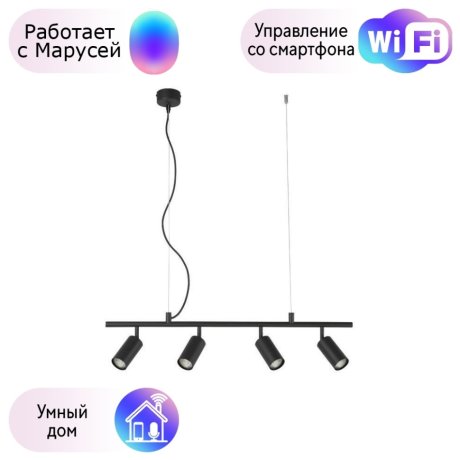 Подвесной светильник Crystal Lux с поддержкой Маруся CLT 015C4 L800 BL-М