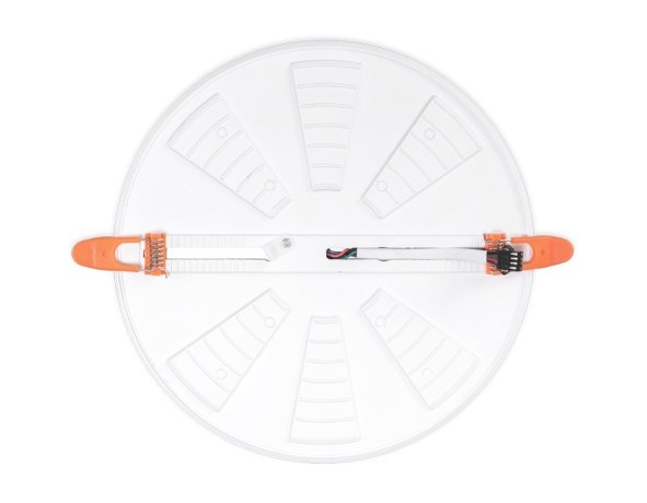 Встраиваемый cветодиодный светильник с регулируемым крепежом и подсветкой Ambrella light Downlight DCR301