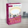 Встраиваемый cветодиодный светильник с регулируемым крепежом и подсветкой Ambrella light Downlight DCR301
