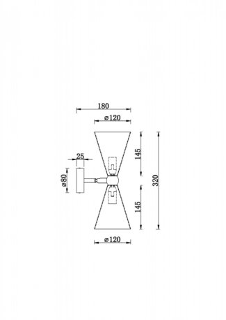 Бра Maytoni Vesper MOD108WL-02WG