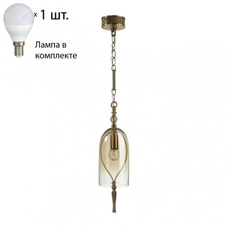Подвесной светильник с лампочкой Odeon Light Bell 4892/1+Lamps E14 P45
