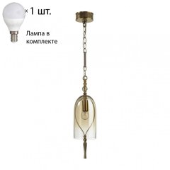 Подвесной светильник с лампочкой Odeon Light Bell 4892/1+Lamps E14 P45