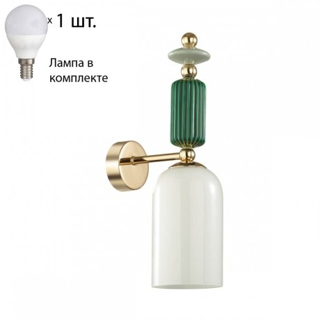 Бра с лампочкой Odeon Light Candy 4861/1W+Lamps E14 P45