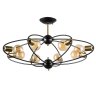 Люстра на штанге Arte lamp Glasgow A1963PL-8BK