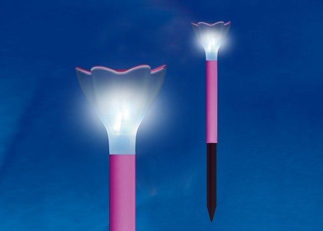 Светильник на солнечных батареях (UL-00001762) Uniel Promo USL-C-420/PT305 Pink Crocus