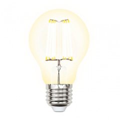 Филаментная светодиодная лампа E27 10W 3000K (теплый) Sky Uniel LED-A60-10W-WW-E27-CL PLS02WH (UL-00002625)