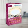 Встраиваемый cветодиодный светильник с регулируемым крепежом и подсветкой Ambrella light Downlight DCR303