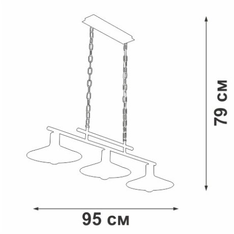 Подвесной светильник Vitaluce V4873-8/3