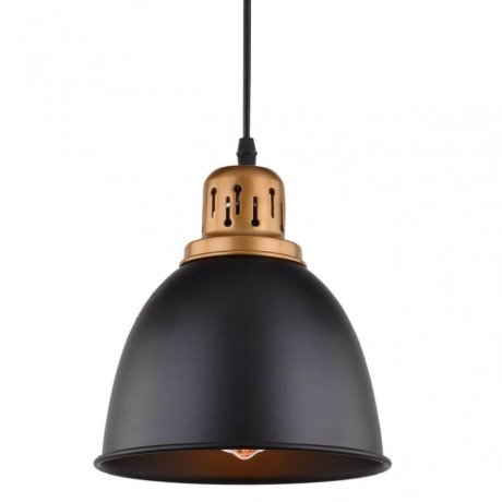 Светильник с ретро лампой Arte Lamp Eurica A4245SP-1BK+Retro Lamps