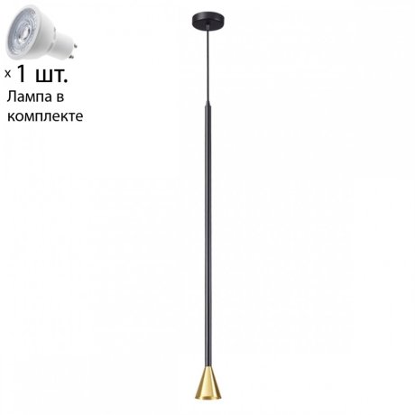 Подвесной светильник с лампочкой Odeon Light Pipa 3884/1GB+Lamps Gu10