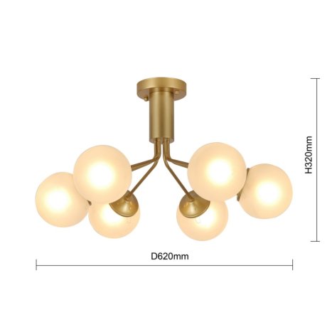 Потолочная люстра F-Promo Pax с поддержкой Маруся 2631-6U-М