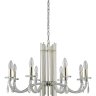 Подвесная люстра Crystal Lux AURELIO SP8 GOLD+CHROME/TRANSPARENT