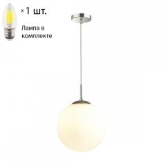 Подвесной светильник Lumion Summerс лампочкой 4543/1+Lamps E27 Свеча
