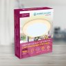 Встраиваемый cветодиодный светильник с регулируемым крепежом и подсветкой Ambrella light Downlight DCR305