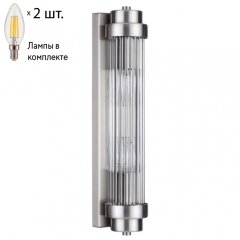 Настенный светильник с лампочками Odeon Light Lordi 4823/2W+Lamps E14 Свеча