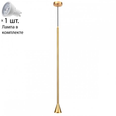 Подвесной светильник с лампочкой Odeon Light Pipa 3884/1G+Lamps Gu10