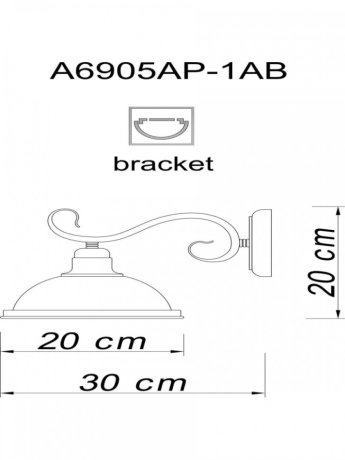 Бра Arte Lamp Safari A6905AP-1AB